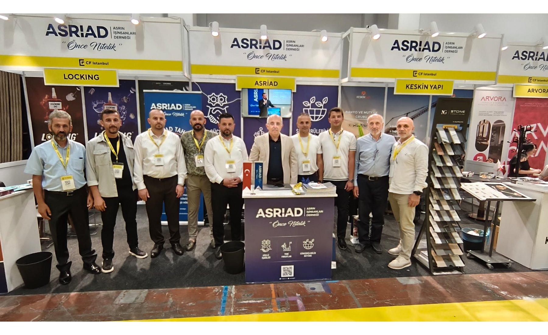 ASRİAD Sakarya olarak, inşaat ve yapı sektörünün kalbinin attığı CF İstanbul İnşaat Endüstrisi İhracat Fuarı’na güçlü bir katılım sağladık.